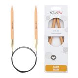 KnitPro Basix Beuken Vaste Rondbreinaalden 40" (100cm) | 9.00mm
