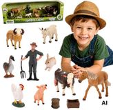 Woopie Grande set d'animaux de ferme Figurines de ferme Accessoires 3+