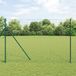 vidaXL Euro hek 1,5 x 10 m pvc-gecoat ijzer groen