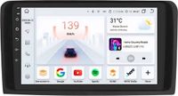 Happiq Autoradio avec Bluetooth et CarPlay pour Mercedes ML/GL W164 X164 (2005-2012) - Convient pour Apple et Android - Stéréo - Navigation - Système de navigation voiture - 8Go 128Go