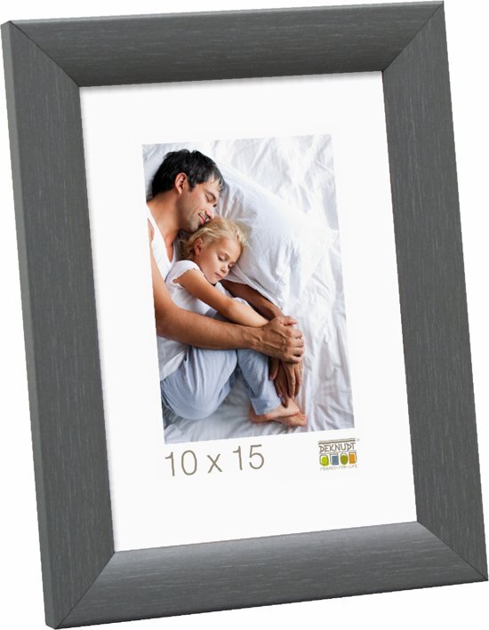 Deknudt Frames fotokader grijs schilderlook fotomaat 24x30 cm