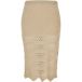 Urban Classics 3/4 Crochet Knit Rok XL Beige