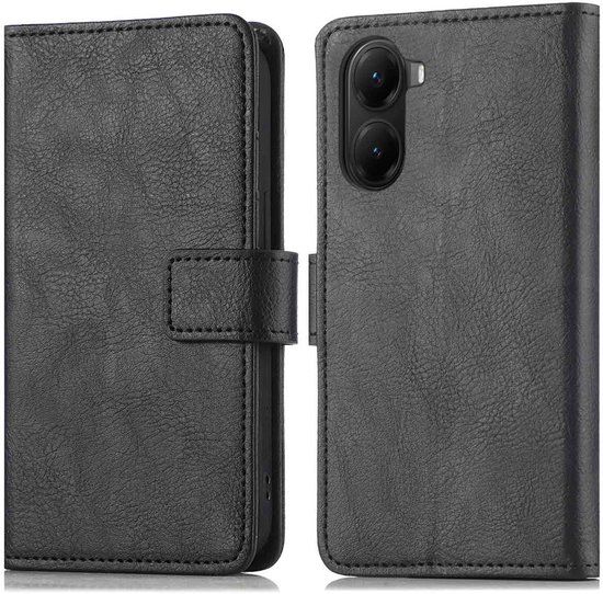 imoshion Hoesje - Geschikt voor Xiaomi Poco X7 Pro - Luxe Bookcase - Zwart