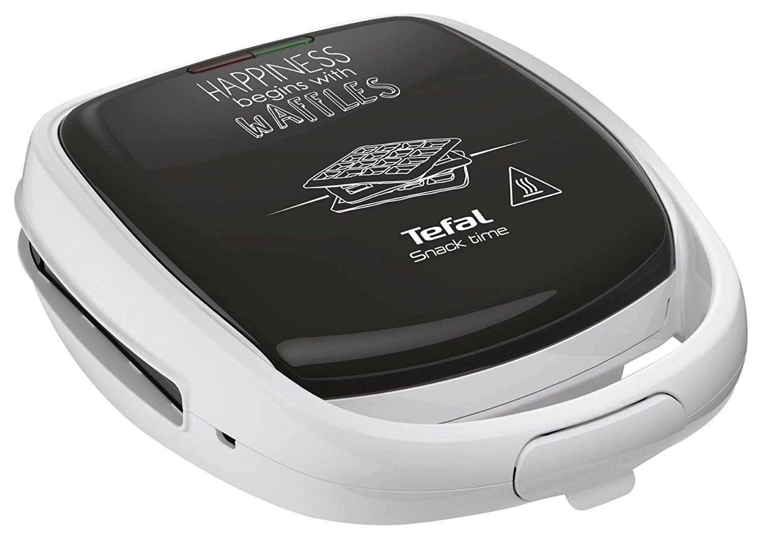 Tefal Snack Time Happiness Wafelijzer - 2 Wafels - 700W - Zwart/Wit