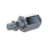 RIEGLER AKM6 ISO 6432 compensatiekoppeling voor cilinder, M6 x 1 zuigerstang schroefdraad