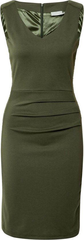 Kaffe Sara dress Women's Dress - Size L - Old Green - Sleeveless - Knee-length