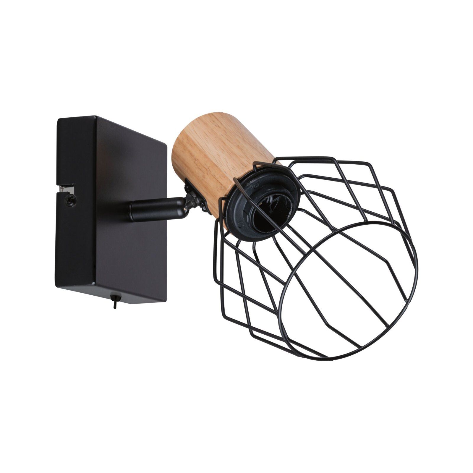 Paulmann Lanka Plafondspot - E14 - 20W - Zwart - Dimbaar