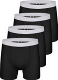 sloggi Heren lang short / pant 4 pack men GO ABC 2.0 zwart M