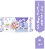 Bella Baby Happy vochtige doekjes Allantoïne & Vit E - 64 stuks