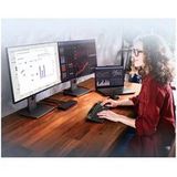 Lenovo - Clavier sans fil auto-rechargeable Bluetooth 5.1 QWERTY italien - Noir