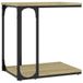 vidaXL Bijzettafel 50x35x52 cm Sonoma eiken