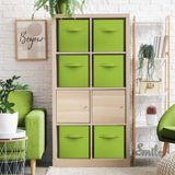 Merkloos Opvouwbare opbergdoos - Set van 6 - Polyester - Groente 38