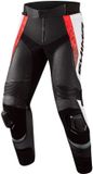 SHIMA STR 2.0 Zwart Wit Rood Leren Motorbroek Maat 56