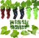 Ibenzoa® Set de 7 décorations raisin en plastique