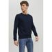 JACK & JONES ESSENTIALS trui fijn gebreid donkerblauw