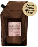 Jean & Len Hand & Body Wash pioenroos & lychee, vegan, 1,5L
