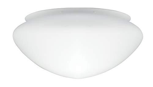 Westinghouse Lighting 8704540 lampenkap 13,1 cm van gesatineerd glas, paddenstoelvorm, wit, 17 x 17 x 8,51 cm