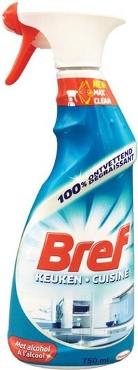 Bref Keukenreiniger Spray Green - Voordeelverpakking - 8 x 750ml