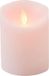Anna's Collection Bougie - LED - Rose - H10 cm - Flamme mouvante
