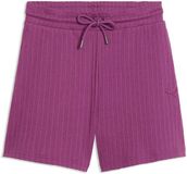Puma Her High-Waist Shorts 5 - Vrouwen - XS - Paars