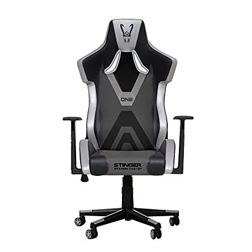 Woxter Stinger Master Station One Gaming-stoel voor kantoor (gamer, stalen boom, ergonomie, armleuning, oud/verstelbaar, incl. aanpasbaar schuim, racing, e-sport)