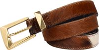 Legend Dames - Leren riem - Bruin - 105cm