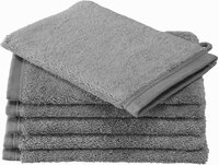 De Witte Lietaer Contessa Washandjes - 6 stuks - Steel Grey - Katoen