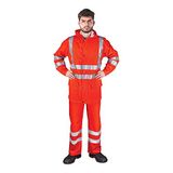 Reis Kplpufluo_Cxxxl beschermende regenset, rood, maat XXXL