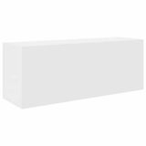 vidaXL Badkamerwandkast 80x25x30 cm bewerkt hout wit