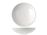6 Denver 6-delig steengoed borden wit 20cm