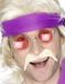 Smiffys Zelfklevende blonde snor - nepsnor - verkleden - Duitser - Porno ster - Hippie - Carnaval
