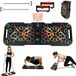 PromoHome Planche de pompes multifonctionnelle avec bandes de résistance et compteur intelligent - Appareil de fitness pliable