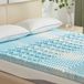 Sinweek Matrasbeschermer, matras van 5,08 cm met 5 zones van traagschuim, drukontlastend zachte matras, CertiPUR-US gecertificeerd, Kingsize, blauw