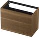 INK - Onderkast 2 Laden Push To Open Verticaal Gefreesd - 900x450x650 Mm - Massief Eiken Aqua