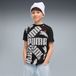 PUMA Chemise fonctionnelle noir / blanc