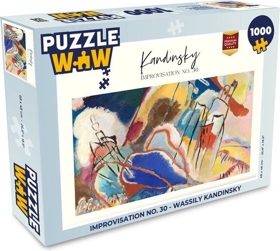 MuchoWow Puzzel Improvisation no. 30 - Wassily Kandinsky - Legpuzzel - Puzzel 1000 stukjes volwassenen