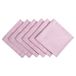 DII 100% katoen, Chambray Servettenset, Oversized Basic elke dag, Rose 6 Count