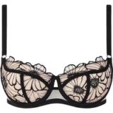 Chantelle Lush Balconette BH Zwart/Soft Pink