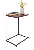 Merkloos Relaxdays Bijzettafel u-vorm - 55 cm breed - onder bank - industrieel