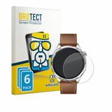 BROTECT Screenprotector 6 Stuks voor Honor Watch 6 Beschermglas transparant