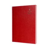 Collins Standaard Bureau 2025 Dagboek voor Professionals - A4 Dagelijks naar een Pagina Zakelijk Dagboek - Rood