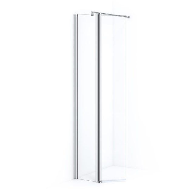 Maxaro Inloopdouche 40 cm met Draaibare Zijwand 35 cm Chroom