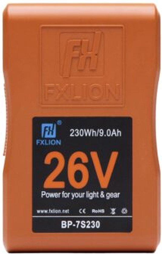 FXlion BP-7S230 26V 230WH V-Lock Battery