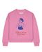 Watapparel Sweatshirt 'Coffee is a good idea' blauw / rosa / rood