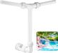 Shenzhen Haorui Industrial Technology Co., Ltd. Fontaine d'eau réglable double jet avec adaptateur pour piscines enterrées et hors sol pour buses de retour de 38/56 cm - Fontaine de piscine Machine à laver