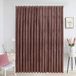 vidaXL Gordijn verduisterend met haken 290x245 cm fluweel antiekroze