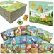 Puzzles d'animaux set de 24 - 16 pièces - 15 x 15 cm - Avec sous-couche - À partir de 3 ans
