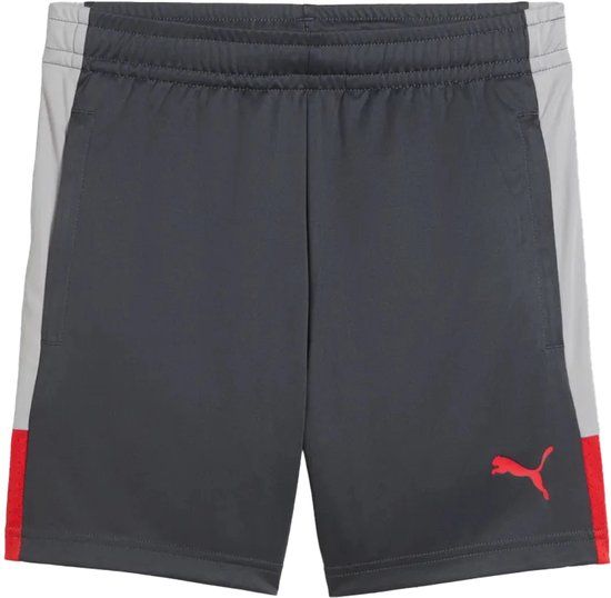 Puma individualLIGA trainingsshort - Kinderen - Maat 128 - Grijs
