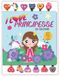 I Principesse da colorare. Ediz. illustrata. Con gommine