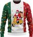 JAP Christmas Around the World Kersttrui (maat XL) - Italië - Groen/Wit/Rood
